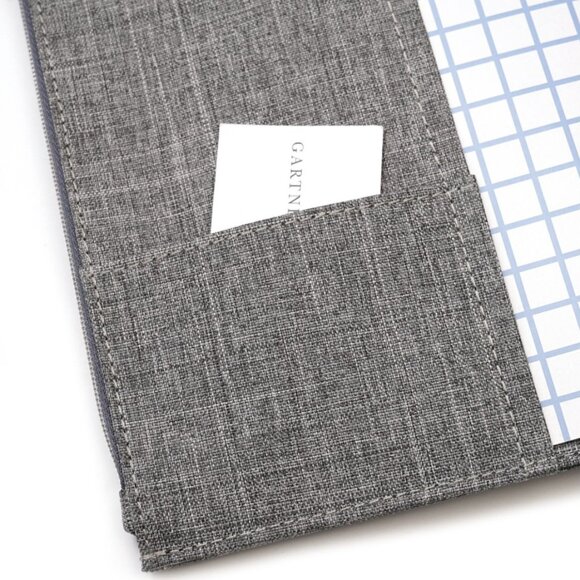 New Gartner Studios Fabric Zippered Journal 6" x 8" 120 Sheets Paper Notebook Di - Picture 5 of 8